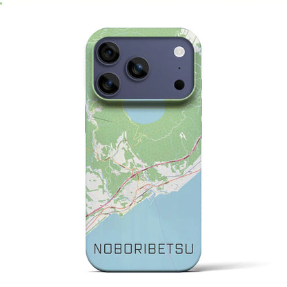 【登別（北海道）】地図柄iPhoneケース（バックカバータイプ）