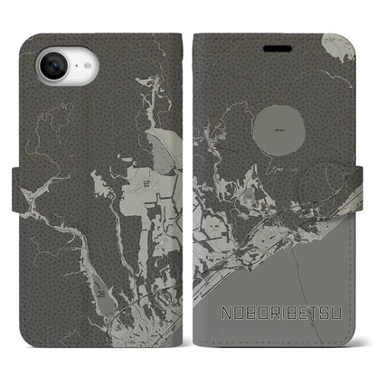 【登別（北海道）】地図柄iPhoneケース（手帳タイプ）