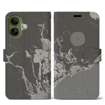 【登別（北海道）】地図柄iPhoneケース（手帳タイプ）