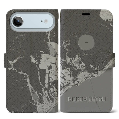 【登別（北海道）】地図柄iPhoneケース（手帳タイプ）