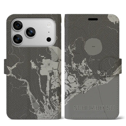 【登別（北海道）】地図柄iPhoneケース（手帳タイプ）