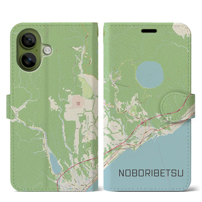 【登別（北海道）】地図柄iPhoneケース（手帳タイプ）