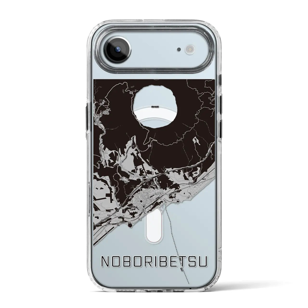 【登別（北海道）】地図柄iPhoneケース（MagSafeタイプ）
