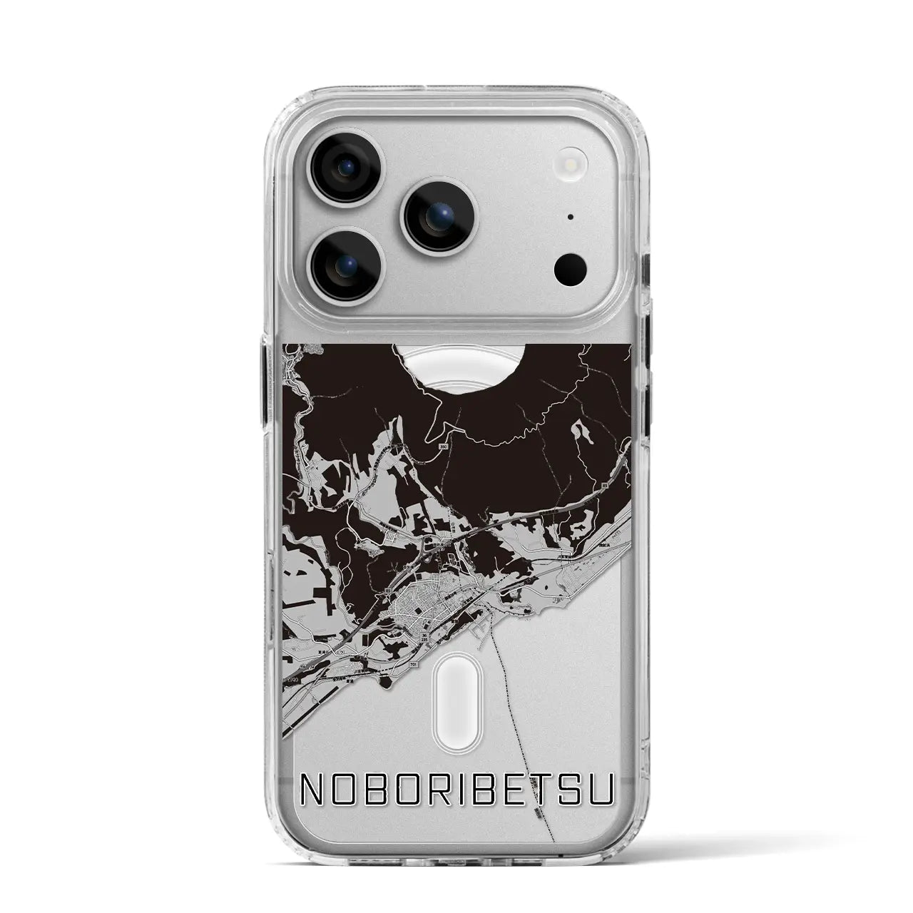 【登別（北海道）】地図柄iPhoneケース（MagSafeタイプ）