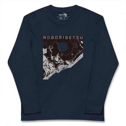 【登別（北海道）】地図柄ロングスリーブTシャツ