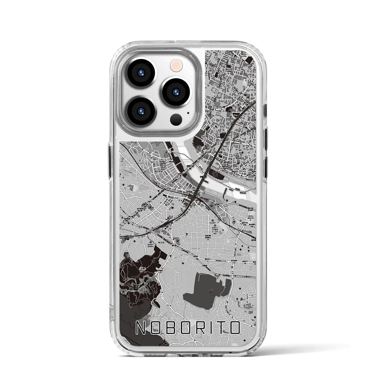 【登戸（神奈川県）】地図柄iPhoneケース（MagSafeタイプ）