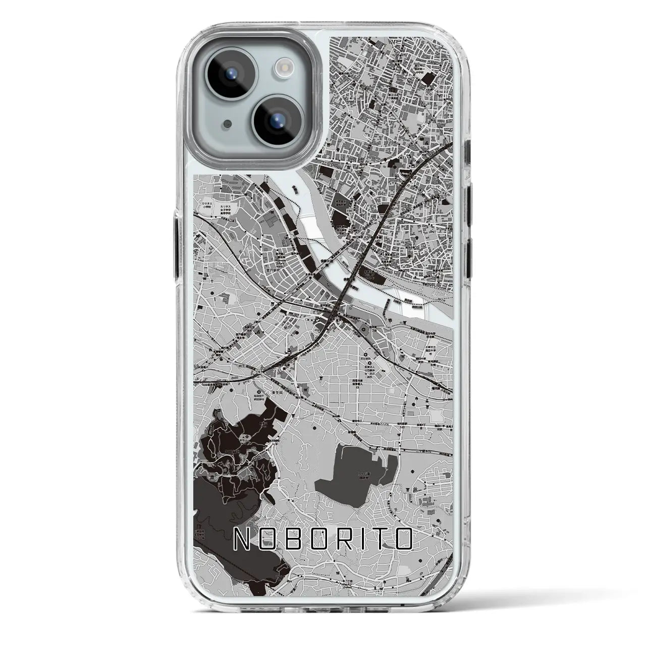 【登戸（神奈川県）】地図柄iPhoneケース（MagSafeタイプ）