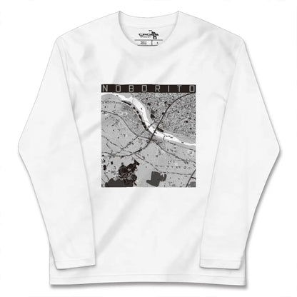 【登戸（神奈川県）】地図柄ロングスリーブTシャツ