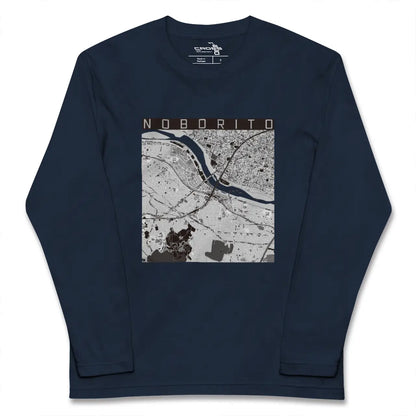 【登戸（神奈川県）】地図柄ロングスリーブTシャツ