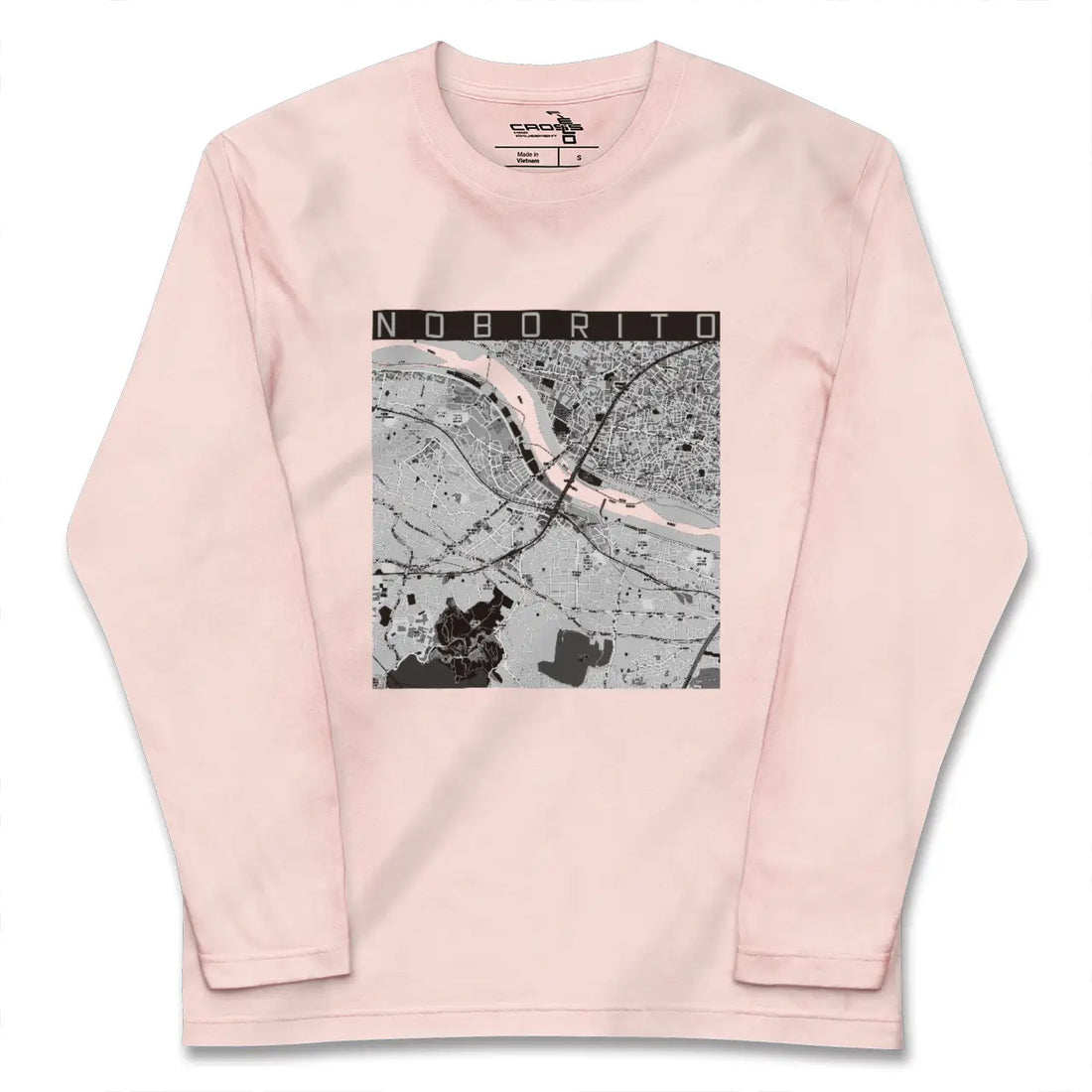 【登戸（神奈川県）】地図柄ロングスリーブTシャツ