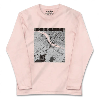 【登戸（神奈川県）】地図柄ロングスリーブTシャツ