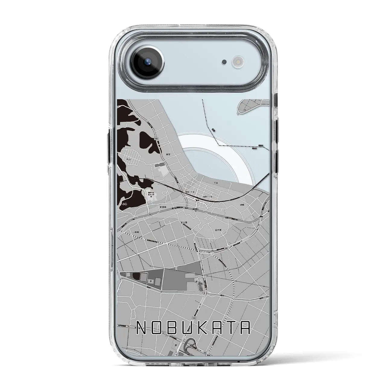 【延方（茨城県）】地図柄iPhoneケース（MagSafeタイプ）