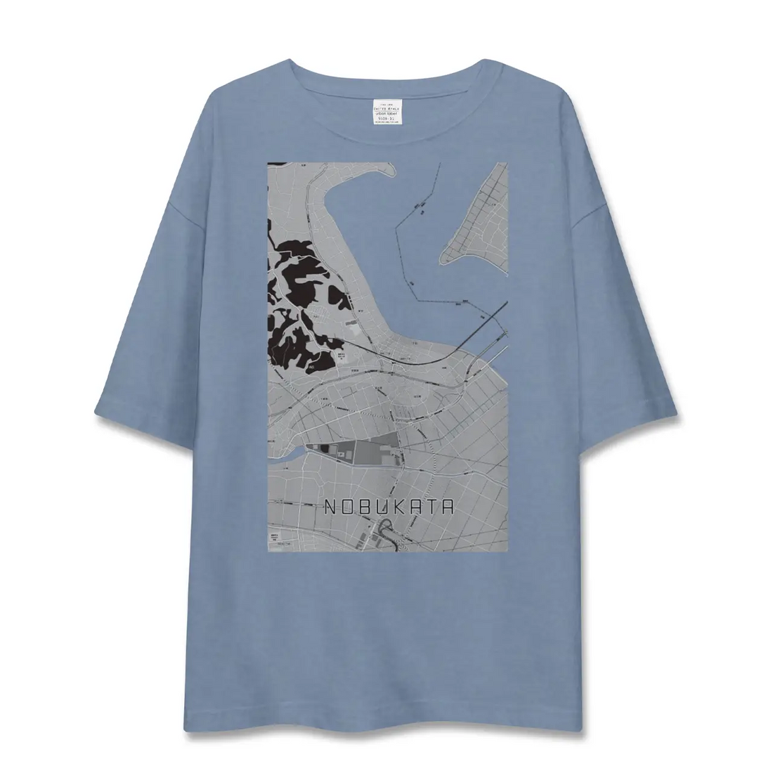 【延方（茨城県）】地図柄ビッグシルエットTシャツ