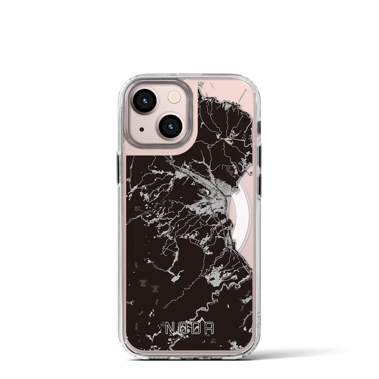 【野田（岩手県）】地図柄iPhoneケース（MagSafeタイプ）