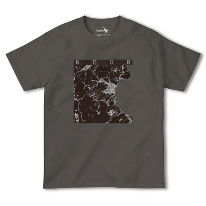 【野田（岩手県）】地図柄ヘビーウェイトTシャツ