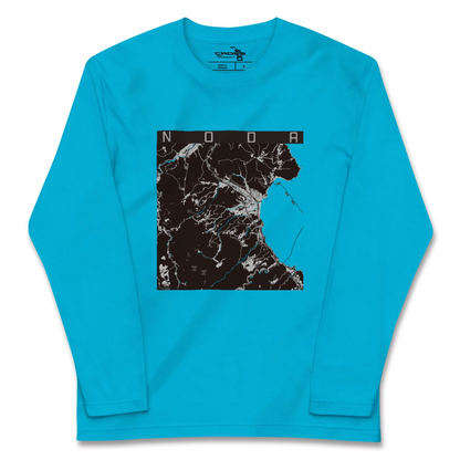 【野田（岩手県）】地図柄ロングスリーブTシャツ