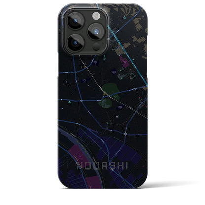 【野田市（千葉県）】地図柄iPhoneケース（バックカバータイプ）