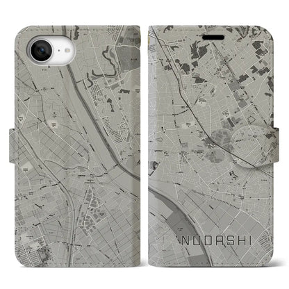 【野田市（千葉県）】地図柄iPhoneケース（手帳タイプ）