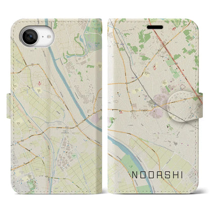 【野田市（千葉県）】地図柄iPhoneケース（手帳タイプ）