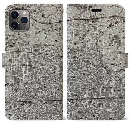 【野方（東京都）】地図柄iPhoneケース（手帳タイプ）