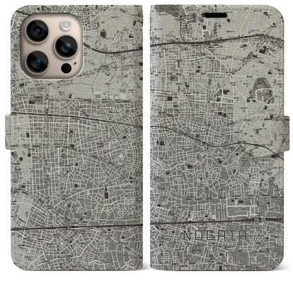 【野方（東京都）】地図柄iPhoneケース（手帳タイプ）