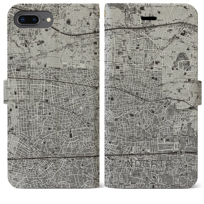 【野方（東京都）】地図柄iPhoneケース（手帳タイプ）