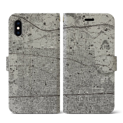 【野方（東京都）】地図柄iPhoneケース（手帳タイプ）