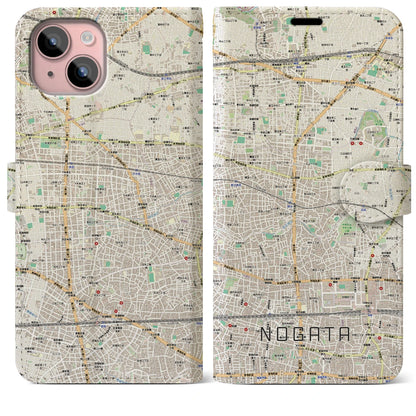 【野方（東京都）】地図柄iPhoneケース（手帳タイプ）