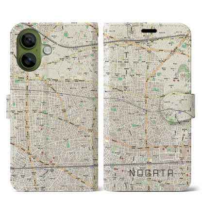 【野方（東京都）】地図柄iPhoneケース（手帳タイプ）