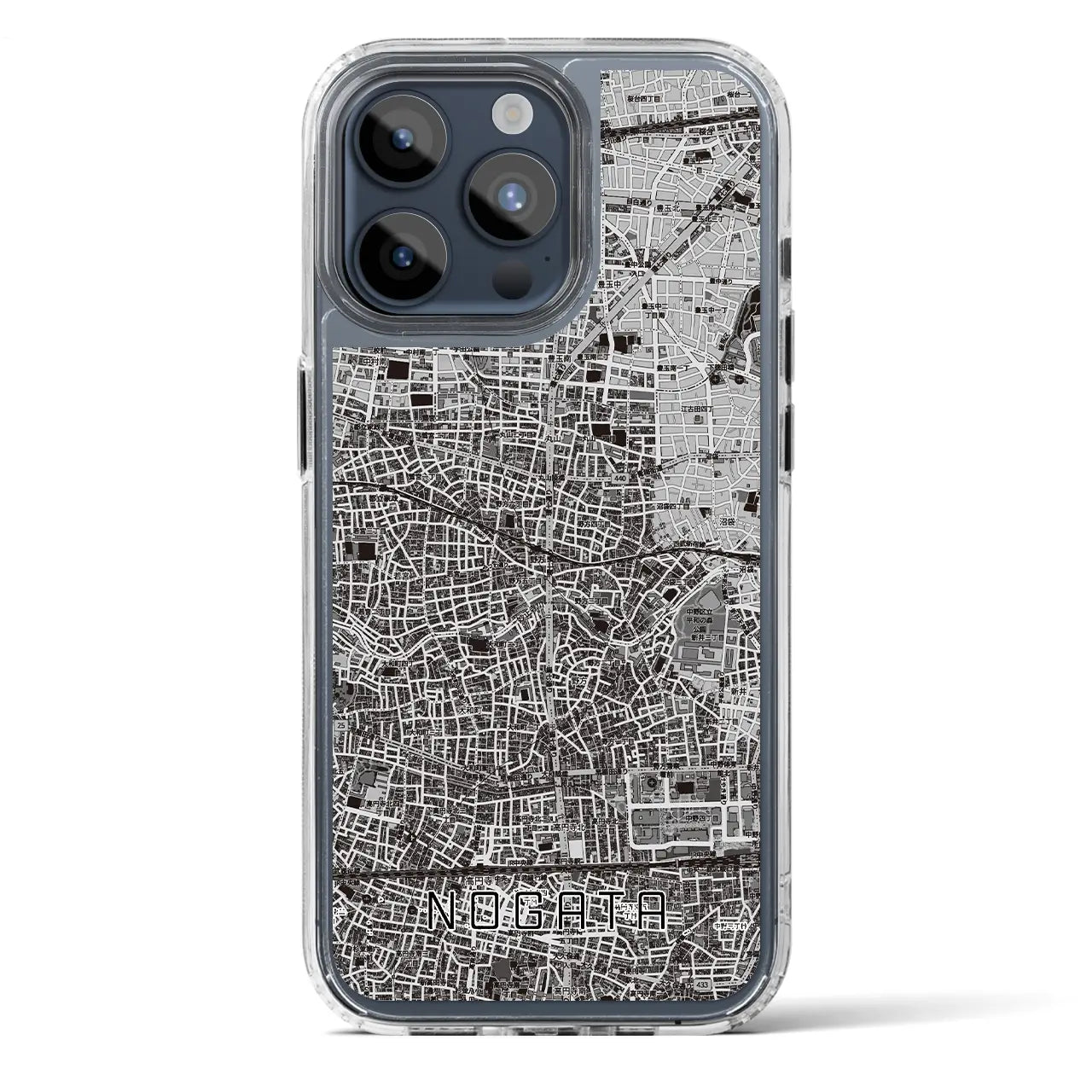 【野方（東京都）】地図柄iPhoneケース（MagSafeタイプ）