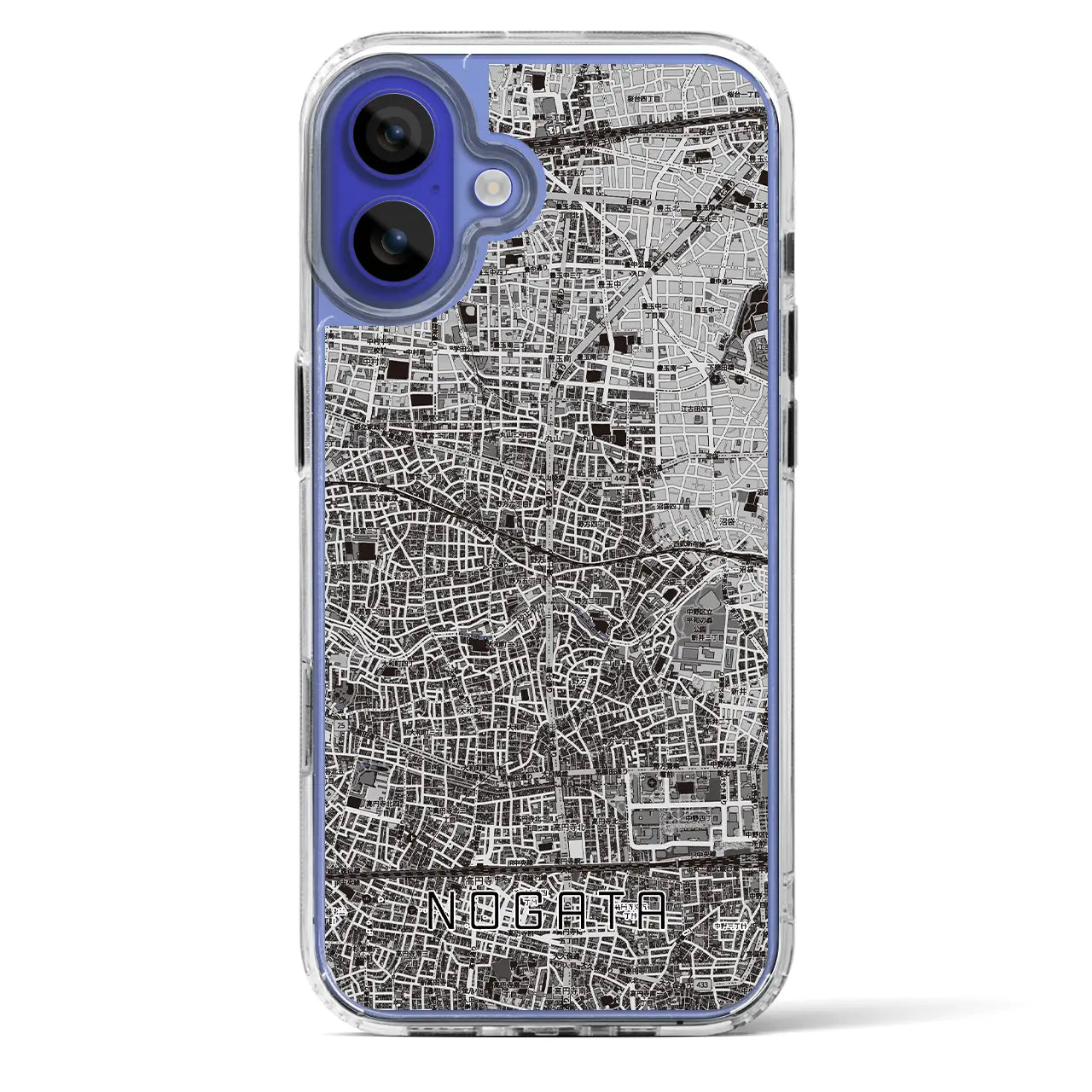 【野方（東京都）】地図柄iPhoneケース（MagSafeタイプ）