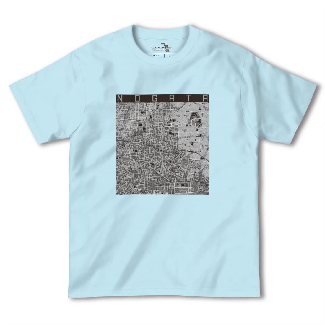 【野方（東京都）】地図柄ヘビーウェイトTシャツ