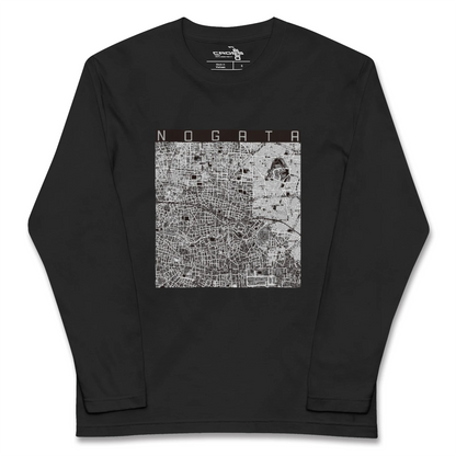 【野方（東京都）】地図柄ロングスリーブTシャツ