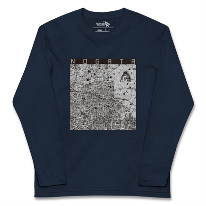 【野方（東京都）】地図柄ロングスリーブTシャツ
