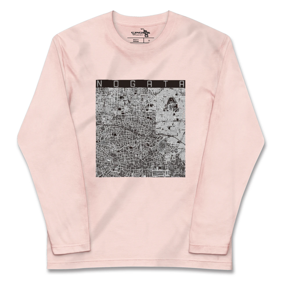 【野方（東京都）】地図柄ロングスリーブTシャツ