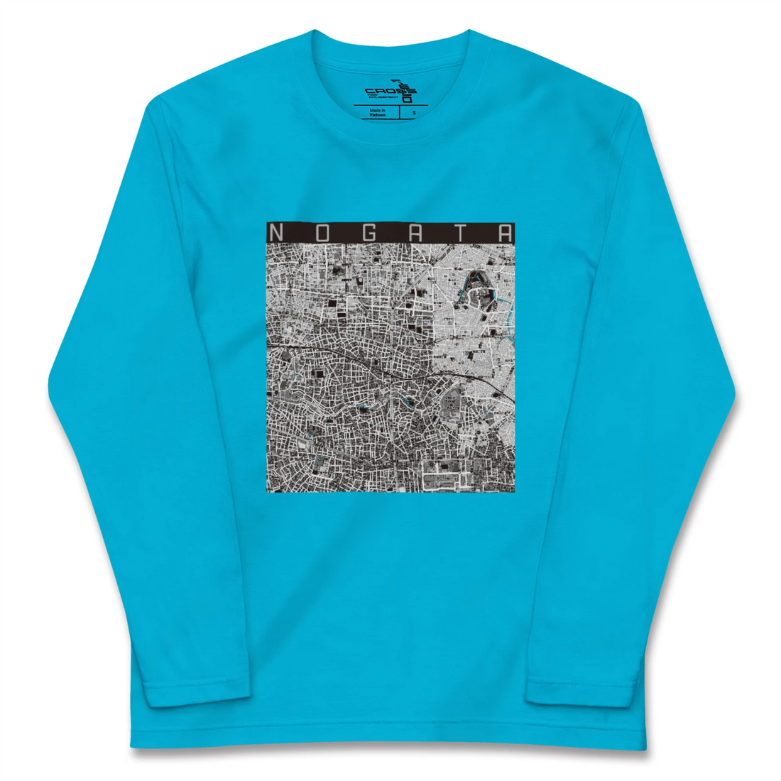 【野方（東京都）】地図柄ロングスリーブTシャツ
