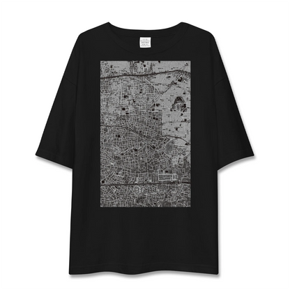 【野方（東京都）】地図柄ビッグシルエットTシャツ
