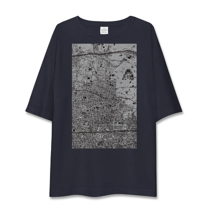 【野方（東京都）】地図柄ビッグシルエットTシャツ