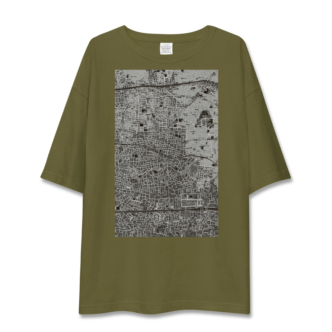 【野方（東京都）】地図柄ビッグシルエットTシャツ