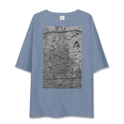 【野方（東京都）】地図柄ビッグシルエットTシャツ