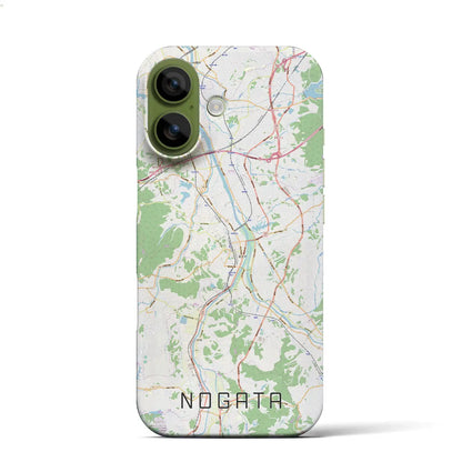 【直方（福岡県）】地図柄iPhoneケース（バックカバータイプ）