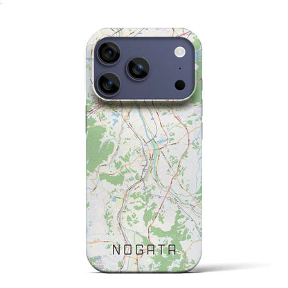 【直方（福岡県）】地図柄iPhoneケース（バックカバータイプ）