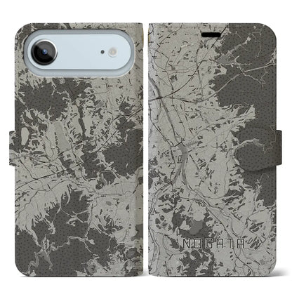 【直方（福岡県）】地図柄iPhoneケース（手帳タイプ）