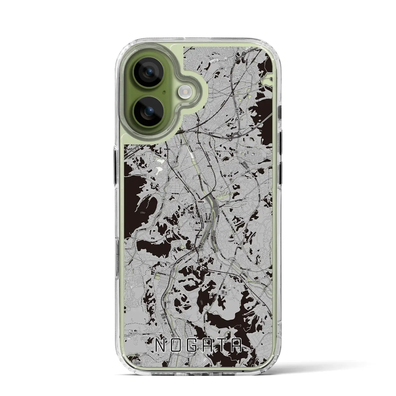 【直方（福岡県）】地図柄iPhoneケース（MagSafeタイプ）