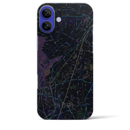 【野木（栃木県）】地図柄iPhoneケース（バックカバータイプ）