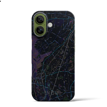 【野木（栃木県）】地図柄iPhoneケース（バックカバータイプ）