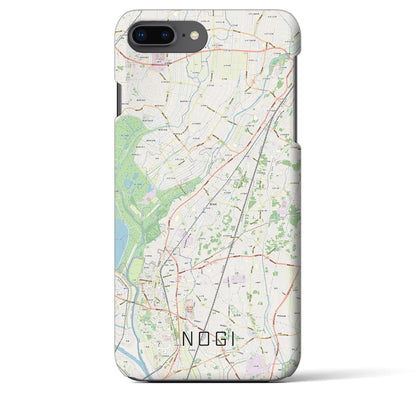 【野木（栃木県）】地図柄iPhoneケース（バックカバータイプ）