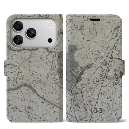 【野木（栃木県）】地図柄iPhoneケース（手帳タイプ）