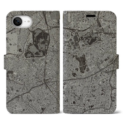 【乃木坂（東京都）】地図柄iPhoneケース（手帳タイプ）