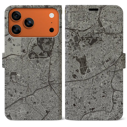 【乃木坂（東京都）】地図柄iPhoneケース（手帳タイプ）